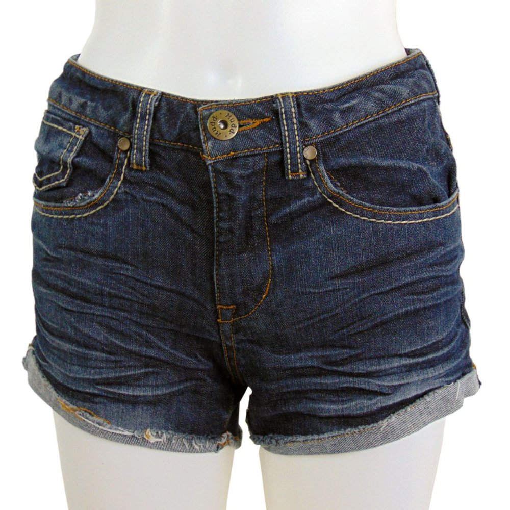 Mudd Pinched Cutoff Short Shorts - Size 1